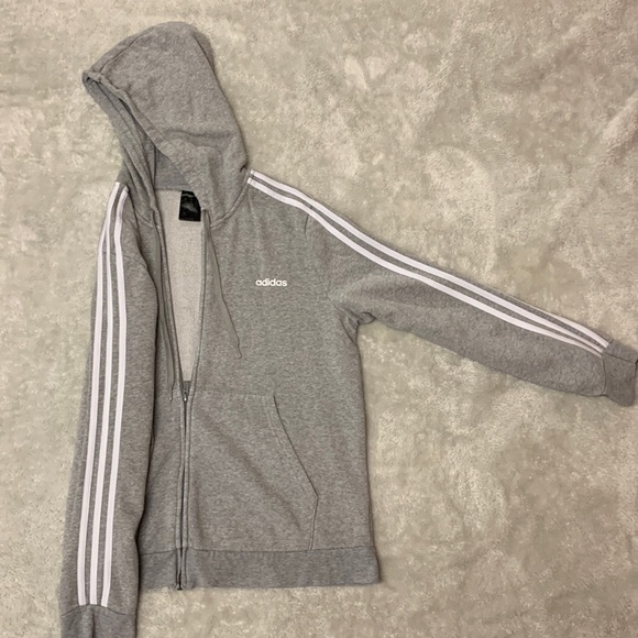 Gray Adidas Jacket - Picture 2 of 4